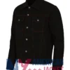 Conan O’Brien Top Gun Event Black Trucker Denim Jacket