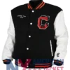 Cooley High Black And OFF-White Letterman Varsity Jacket