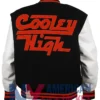 Cooley Varsity High Black And OFF-White Letterman Jacket