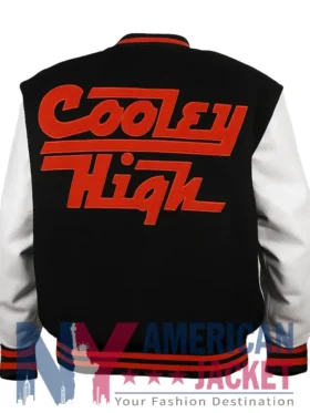 Cooley Varsity High Black And OFF-White Letterman Jacket