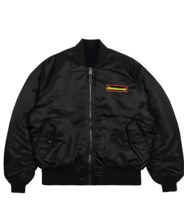 Daft Punk Black Bomber Jacket