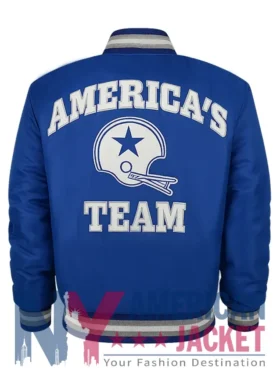 Dallas Cowboys Double Royal Down Satin Jacket