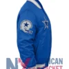 Dallas Cowboys Double Royal Satin Down Jacket