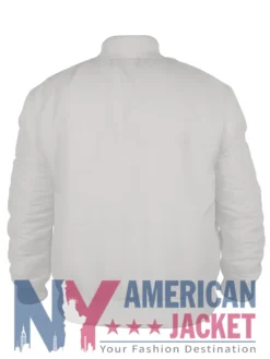 Damson Idris F1 Bomber 2025 White Jacket