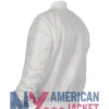 Damson Idris F1 White Bomber 2025 Jacket
