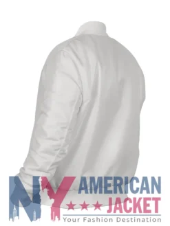 Damson Idris F1 White Bomber 2025 Jacket