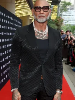 Dave Bautista Tiff Red Carpet Black Suit