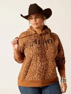 Deer Print Hoodie