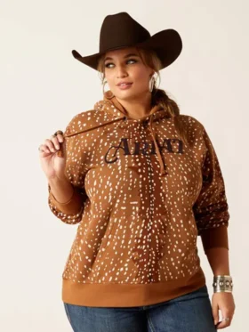 Deer Print Hoodie