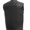Downside Leather Black Vest