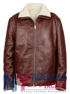 Dr. Death S02 Edgar Ramirez Shearling Brown Jacket