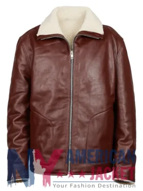 Dr. Death S02 Edgar Ramirez Shearling Brown Jacket