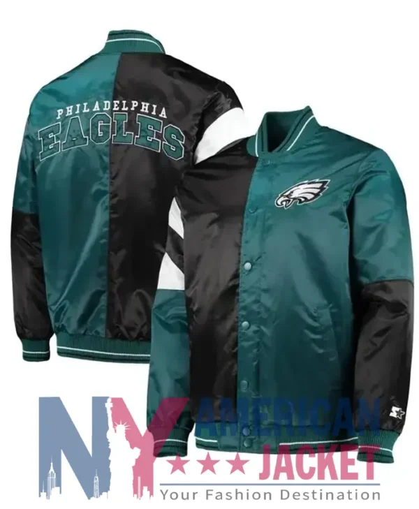 Eagles Varsity Philadelphia Satin Jacket