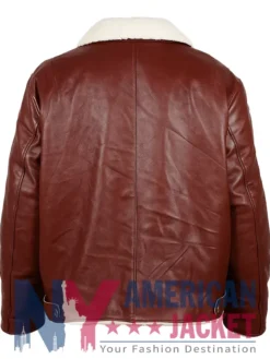 Edgar Ramirez Brown Dr. Death S02 Shearling Jacket