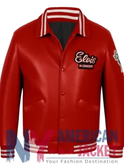 Elvis In Concert Bomber Varsity Jacket
