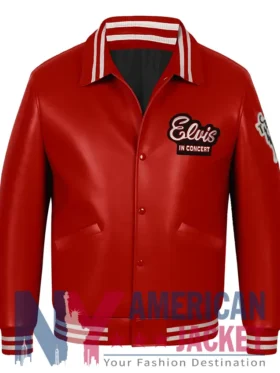 Elvis In Concert Bomber Varsity Jacket