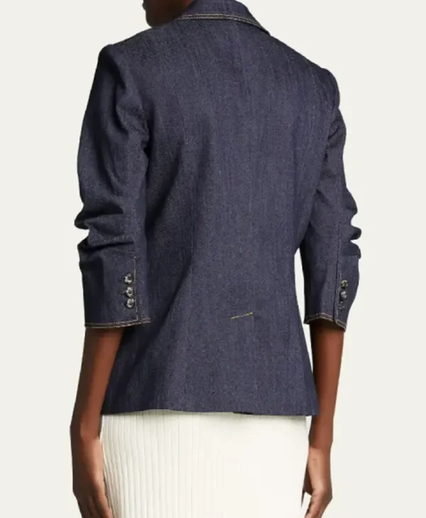 Emily Orozco Access Hollywood 2025 Denim Blazer