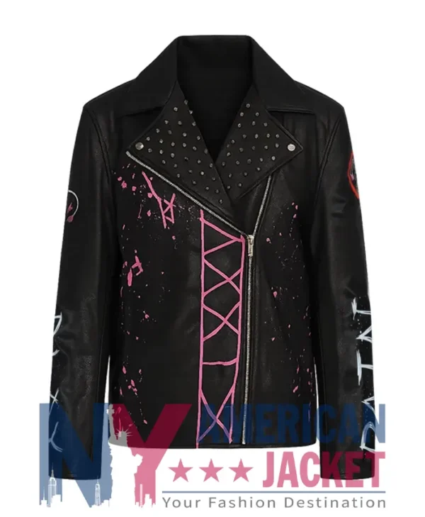 Ever Alexa Bliss Friends 4 Leather Biker Jacket