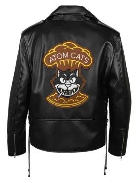Fallout 4 Atom Cats Black Leather Gaming Jacket