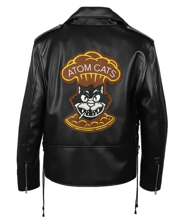 Fallout 4 Atom Cats Black Leather Gaming Jacket