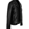Fallout 4 Atom Cats Gaming Black Leather Jacket