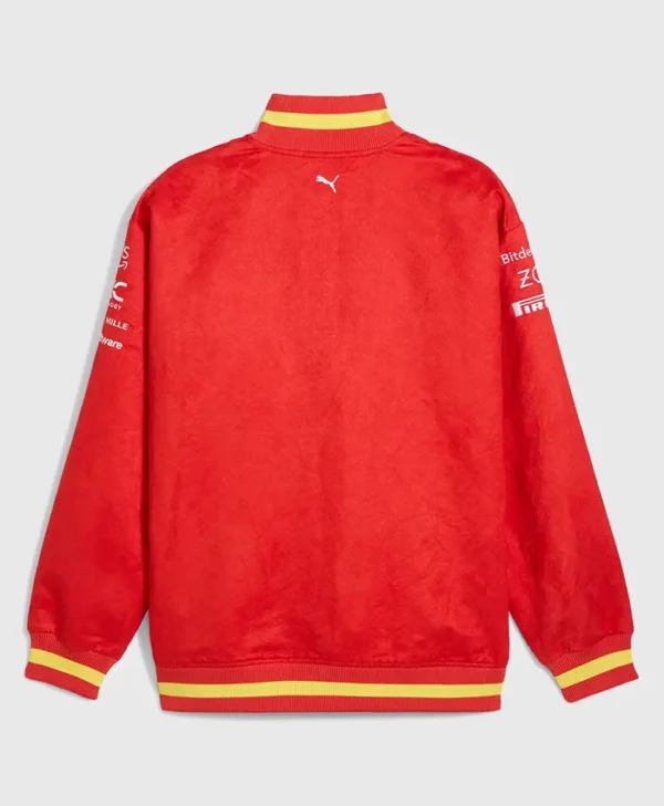 Ferrari Red Varsity Jacket