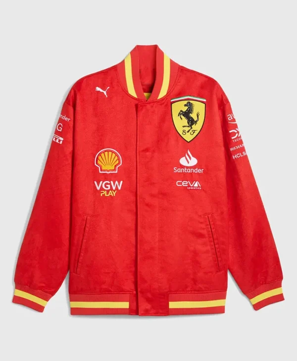 Ferrari Varsity Red Jacket