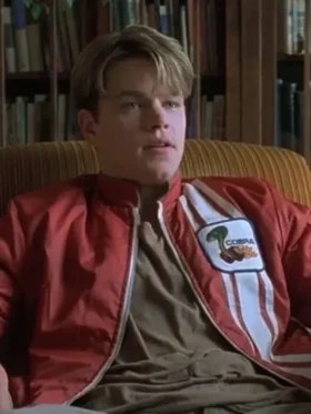Good Will Hunting Matt Damon Red Cobra Jacket