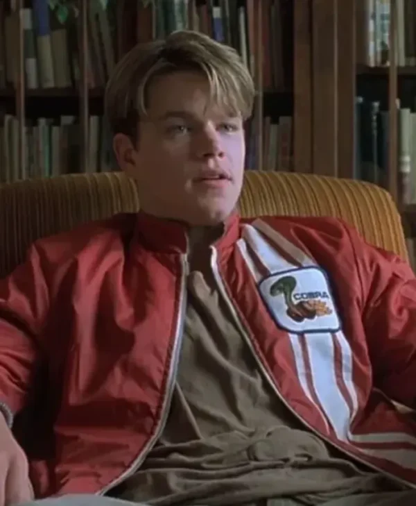 Good Will Hunting Matt Damon Red Cobra Jacket
