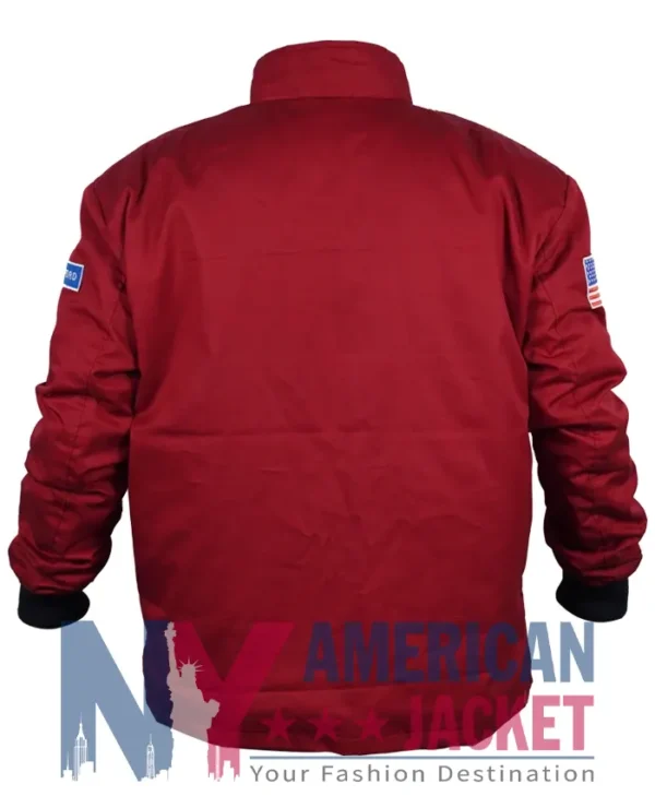 Good Will Hunting Matt Damon Red Cotton Cobra Jacket