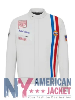 Grand Prix Steve McQueen Leather Jacket