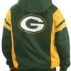 Green Bay Packers Hooded Green-Gold Jacket