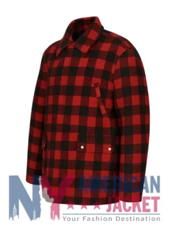 Heartland 2007 Red Shaun Johnston Plaid Jacket