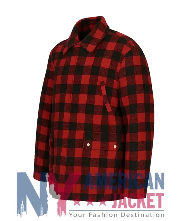 Heartland 2007 Red Shaun Johnston Plaid Jacket