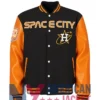 Houston Astros Space City Black and Orange Jacket