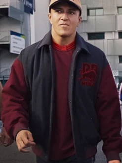 Isack Hadjar HUGO x RB Collar Varsity Jacket