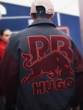 Isack Hadjar RB x HUGO Varsity Bomber Jacket For Man And Women