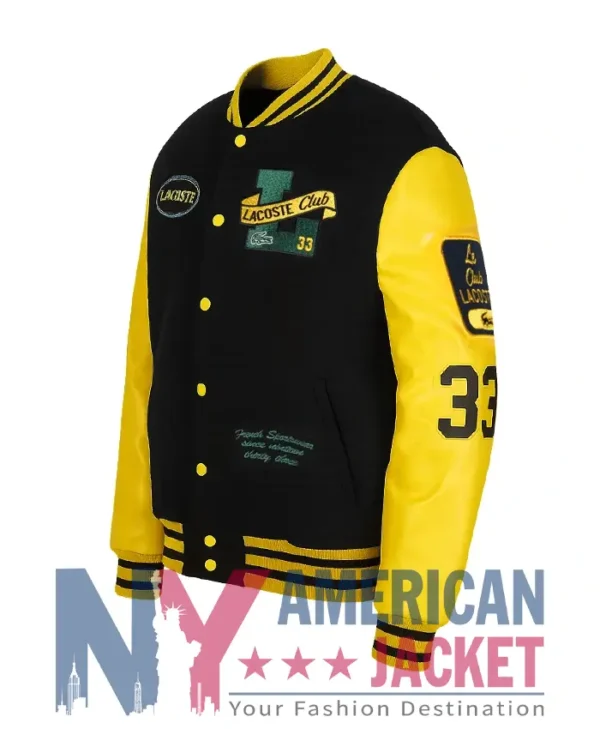 Lacoste Letterman Two-Tone Jacket