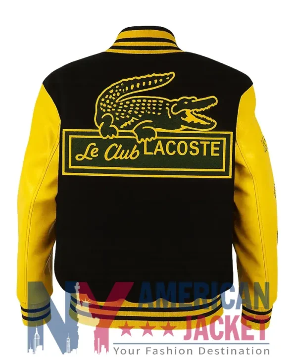 Lacoste Two-Tone Letterman Jacket
