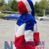 Larry Bills Buffalo Block Color Fur Coat