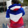 Larry Buffalo Bills Block Color Fur Coat