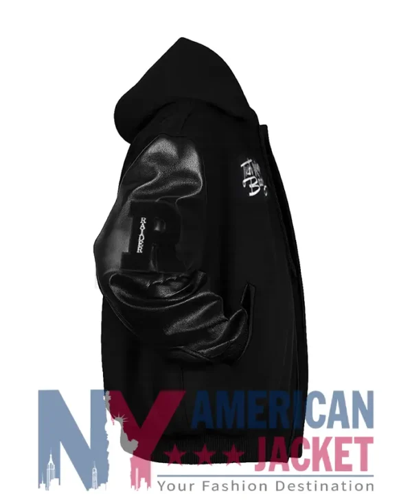 Las Vegas Raiders Antonio Black Pierce Varsity Jacket