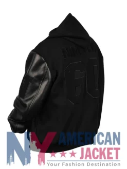 Las Vegas Raiders Antonio Black Varsity Pierce Jacket