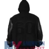 Las Vegas Raiders Antonio Pierce Black Varsity Jacket