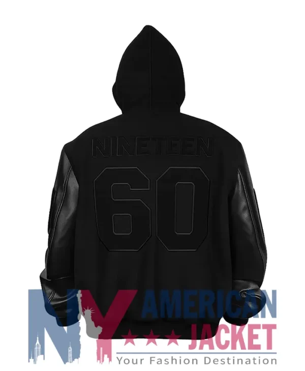 Las Vegas Raiders Antonio Pierce Black Varsity Jacket