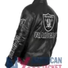 Las Vegas Raiders Leather Black Jacket