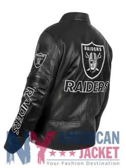 Las Vegas Raiders Leather Black Jacket