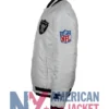 Las Vegas White Raiders Mark Davis Jacket