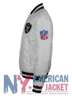 Las Vegas White Raiders Mark Davis Jacket