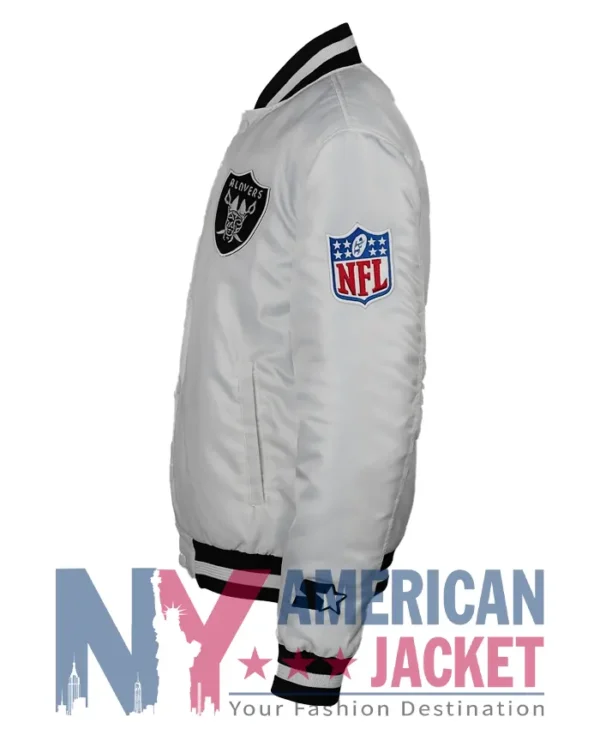Las Vegas White Raiders Mark Davis Jacket